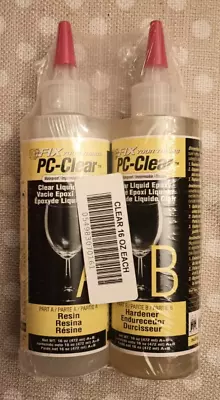 PC-PRODUCTS 070161 Epoxy Adhesive PC-CLEAR Series Clear 1:1 Mix Ratio 1 Hr • $29.99