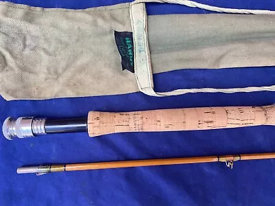 Vintage Hardy The Halford Knockabout Palakona Cane Fly Rod 9` 6  #7 2 Piece. MOB • $400.77