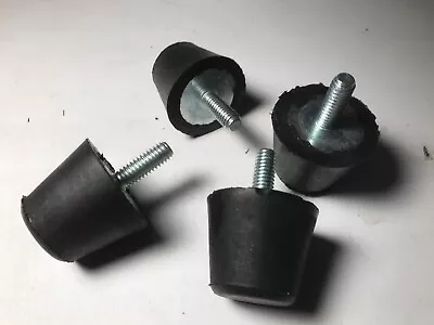 4pcs  Thread 5/16-18 Single Stud Conical Rubber Vibration Isolator Mounts • $2.45