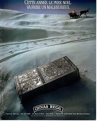 $3.21 • Buy 1985 Advertising 1122 Whisky Chivas Regal Santa Claus Will Make My