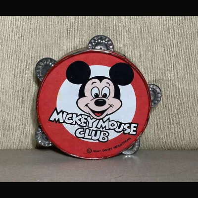 Vintage 1950s Walt Disney Mickey Mouse Club Tambourine • $50
