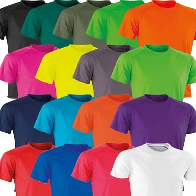 Mens Ladies Large Cool Breathable Fitness T Shirt - Running Gym Performance Top • £6.25