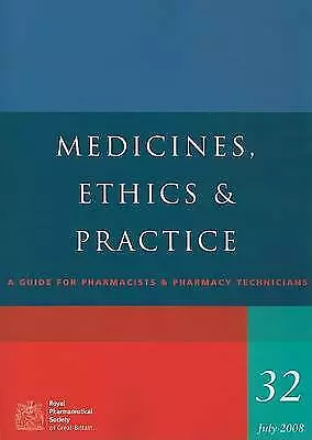 £8.99 • Buy Medicines, Ethics And Practice 32: A Guide For Pharmacists And Pharmacy Technic