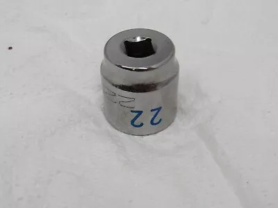 Matco B22M6A  3/8  Drive 6 Point Metric 22mm Shallow Impact Socket • $19.10