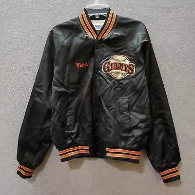 VINTAGE San Francisco Giants Women Jacket Large Chalk Line Varsity READ • $174.94