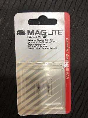 MAG-LITE SOLITAIRE Bulbs For Single Cell AAA. NEW But Old Stock. • $16.99