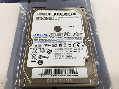 Samsung HM160HC 160GB 2.5  IDE Hard Drive 5400rpm 8MB Cache - OEM • £39.77