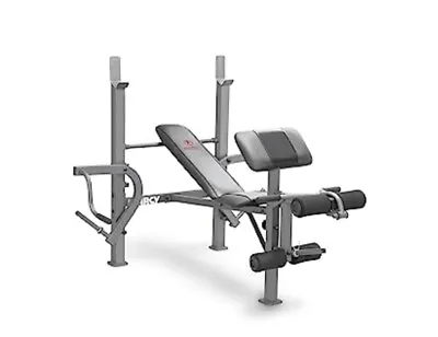 Marcy Adjustable Standard Weight Bench With Butterfly MD-389 - Black NEW • $140