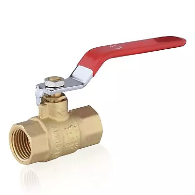 1-Pack 3/4 Inch FIP Threaded Ball Valve Brass Full Port Shut-off Valve3/4  Fe... • $23.89