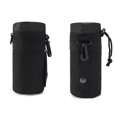 Tactcail Molle Foldable Water Bottle Pouch Kettle Holder Hydration Carrier Bag • $7.99