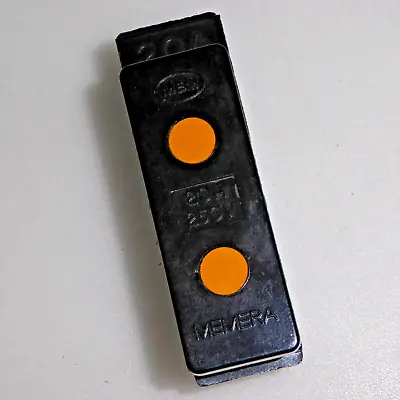 MEM Memera Bakelite 20A 250V Rewireable Fuse Wire Carrier Complete Yellow Spot • £11.50