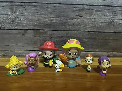 Bubble Guppies Bath Squirters Toys And Figures Lot Of 7 • $12