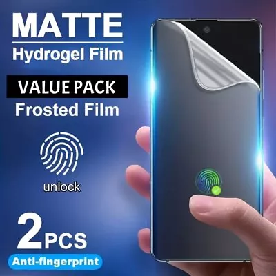 Pack Of 2 - Matte TPU Hydrogel Screen Protector For ZTE Mobile Phones • £5.99