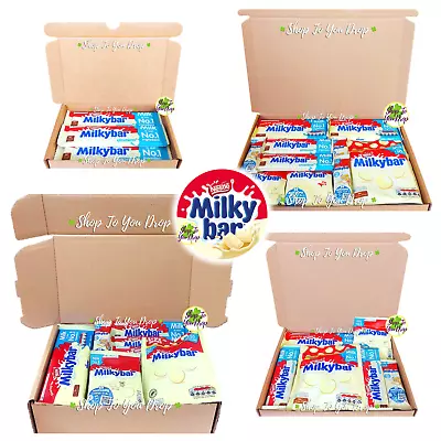 NESTLE MILKYBAR White Chocolate Bars Gift Box Personalised Hamper💥Cheapest💥🍫 • £4.64