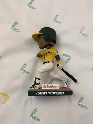 M Yoenis Cespedes Oakland Athletics Screw On Black Bat Bobblehead A's Sga • $25