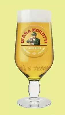 £3 • Buy 1 Birra Moretti Pint Beer Glasses 20oz Brand New 