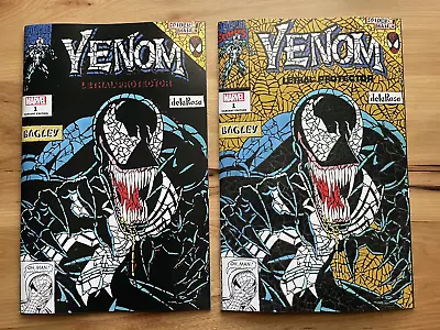 Venom Lethal Protector II #1 Shattered Variant SET (Gold/Black Error) • $45