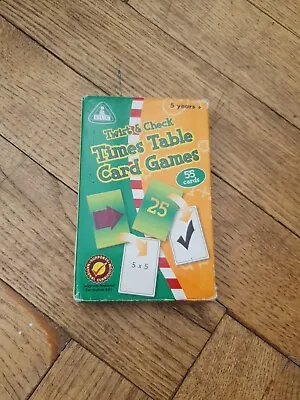 Early Learning Centre ELC Twist & Check Time Table Card Games - Numeracy Maths • £0.99