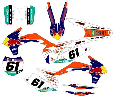 Graphic Kit For KTM SX SXF EXC XC 125 150 250 300 350 450 500 Decal Set2014-2015 • $110.40