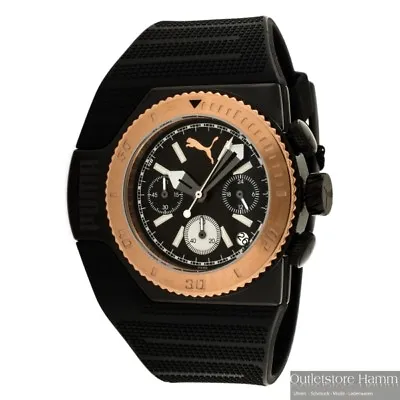 PUMA Watch Turbo Bronze PU101931004 Men's Wristwatch Chronograph • $88.45