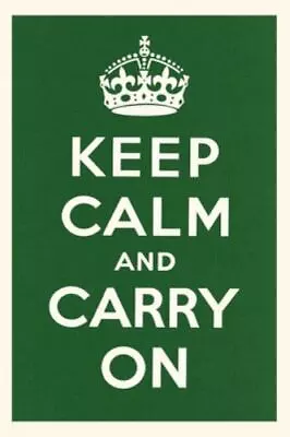 Vintage Journal Keep Calm And Carry On [Pocket Sized • $16.20