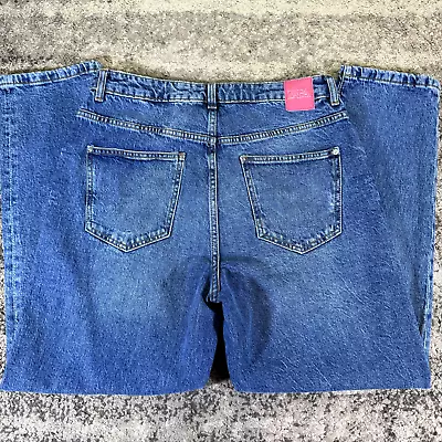 Zara Womens Size 10 Blue Jeans Straight Mom Normcore High Rise • $17.99