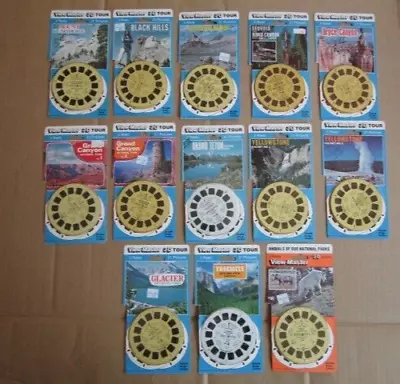 View Master Reels Lot Of 13 All Complete 39 Reels. All Opened.  National Parks • $59.97