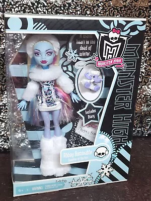 2011 Monster High Abbey Bominable First Wave 1 Doll Mattel 2011 New In Box • $189.95