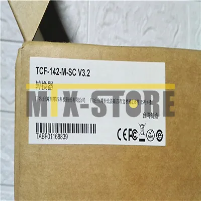 1pcs New For MOXA Optical Fiber Media Converter TCF-142-M-SC • $127.83