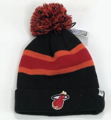 Miami Heat Breakaway Youth Pom Pom Beanie Toddler OSFM NBA 20631230 • $12.98