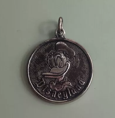 Vintage Walt Disney Productions Sterling Silver Donald Duck Charm • $19.99