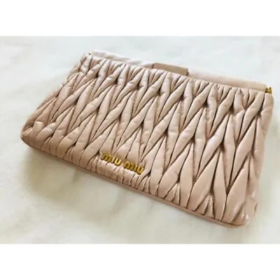 Miumiu Clutch Bag JAPAN • $226.95