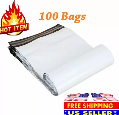 100 Poly Mailers Shipping Envelopes Self Sealing Plastic Mailing Bags Sizes Avai • $11.99