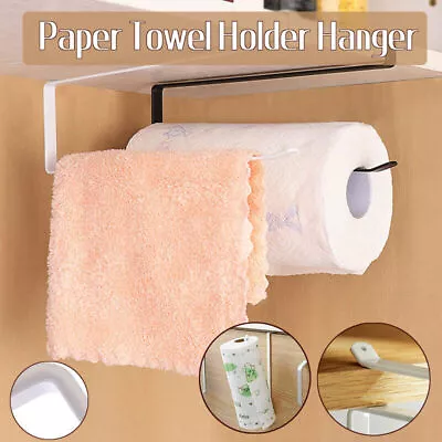 Paper Towel Holder Hanger Rack Kitchen Shelf Organizer Under Cabinet Roll Cup AU • $7.40