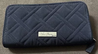 Vera Bradley Accordion Wallet In Classic Navy • $18