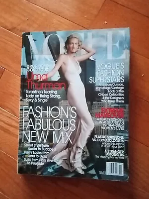 VINTAGE VOGUE Magazine November 2003 UMA THURMAN Fashion's Fabulous  • $29.99