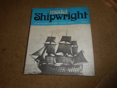 $9.99 • Buy Model Shipwright #16 June 1976 Brigantine Raven Of Rye