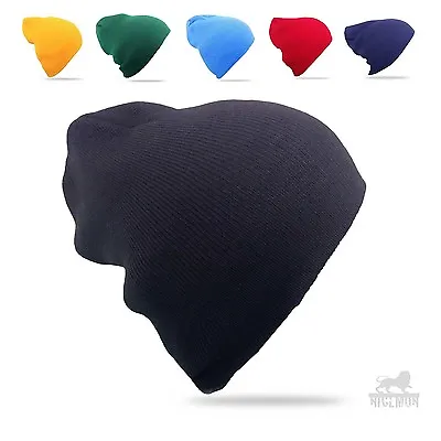 Beanie Tam Hat Cap Slouchy Rasta Tam Long Or Short 100% Acrylic One Size FIT • $10.99