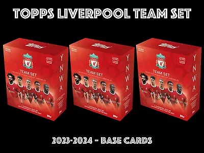 Topps Liverpool Team Set 2023-2024 Base Cards • £1.45