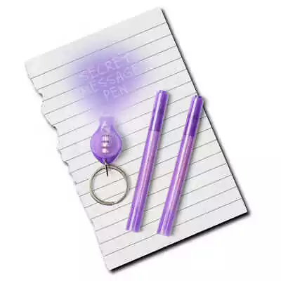£5.95 • Buy Secret Message Spy Pens Kids Gadget Gear Equipment Fun Child's Stocking Filler