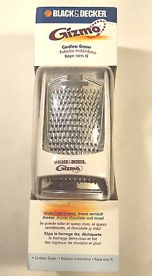 Black & Decker Gizmo Cordless Grater Shredder Shaver Kitchen Tool Model GG200 • $30