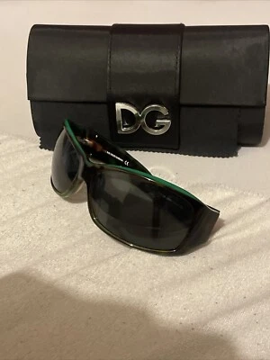 Dolce & Gabbana Sunglasses Men/ Women Green Black Logo Model DG 3009 D&G New • $96