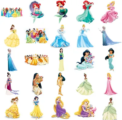 Disney Princesses Iron On T Shirt Transfer. Choose Image And Size • £2.92
