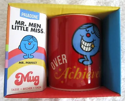 £7.99 • Buy Little Miss/Mr Men Double Sided Mug Mr Perfect/Over Achiever Brand New & Boxed 