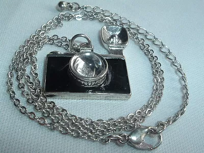 Vintage Photography Camera Pendant Necklace Chain • $22