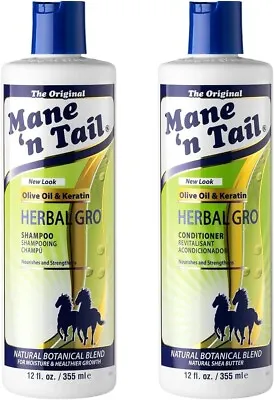 Mane N Tail Herbal Gro Shampoo And Conditioner KitOlive Oil+Natural Herbs • £12.99