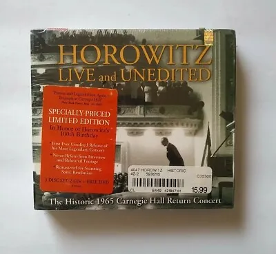 Horowitz - Live And Unedited - Historic 1965 Return Concert By Vladimir Horowitz • $17.99