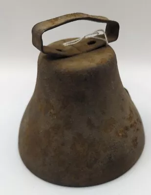 Antique COW BELL Cast Nice Patina GREAT SOUND! • $30