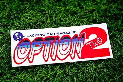 Option2 Sticker Decal Japanese  Slaps EG ITR EK JDM Drift S13 S14 240sx 180sx • $9.99