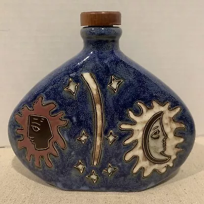 Mexican Decanter Design By Mara Sun & Moon Made In Mexico Pottery Signed Bottle • $21.25